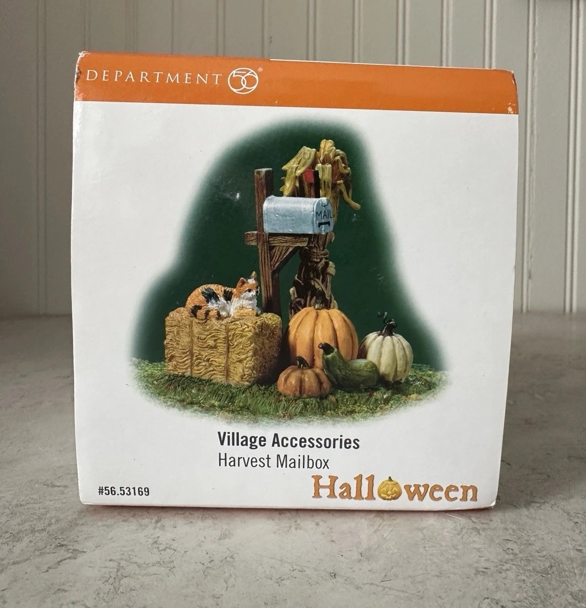 Dept 56 Halloween Harvest Mailbox Village Accessory New #53169 Fall Autumn