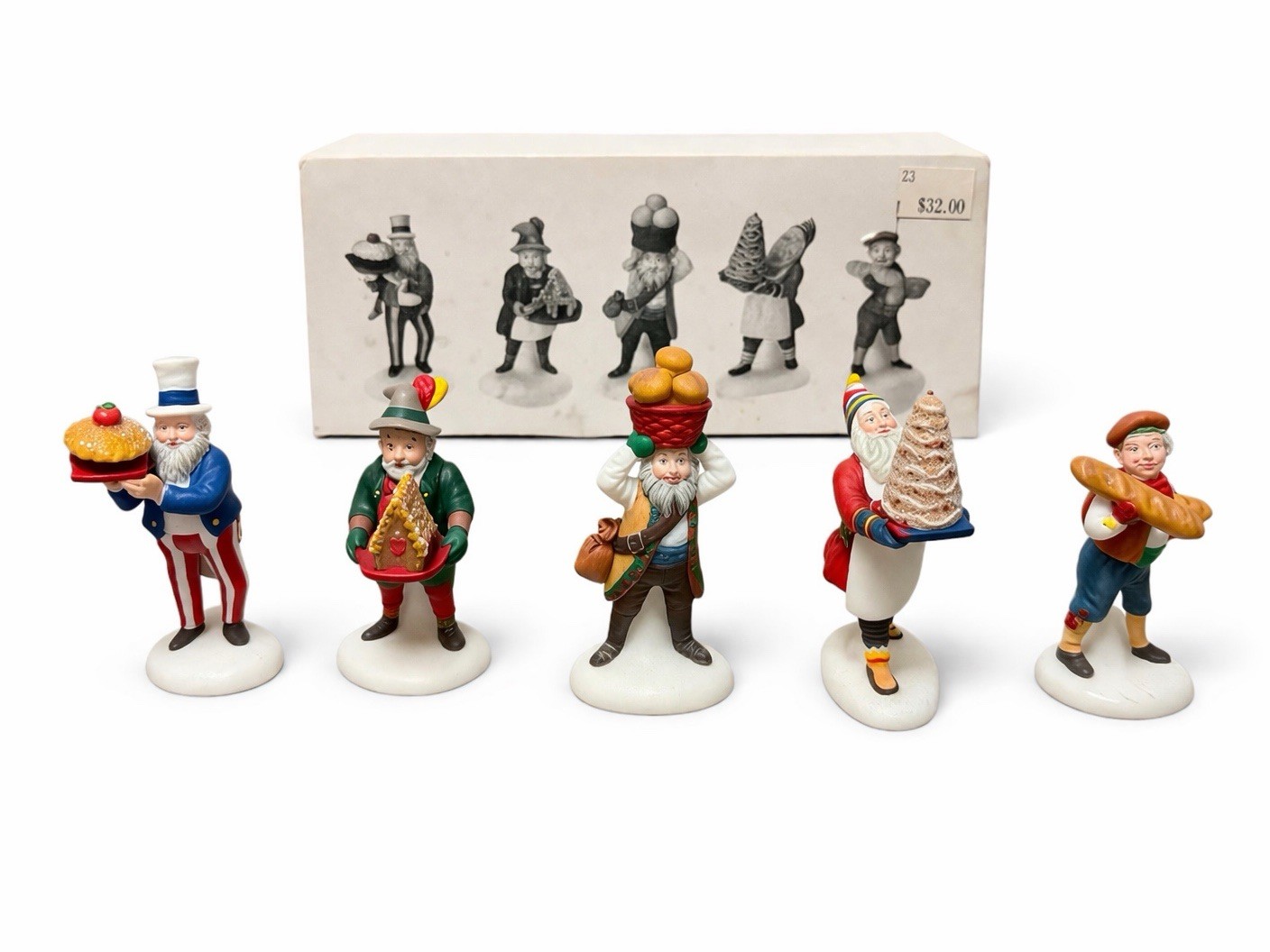 Dept. 56 North Pole Early Rising Elves Set of 5 Accessories 56369 w/Box