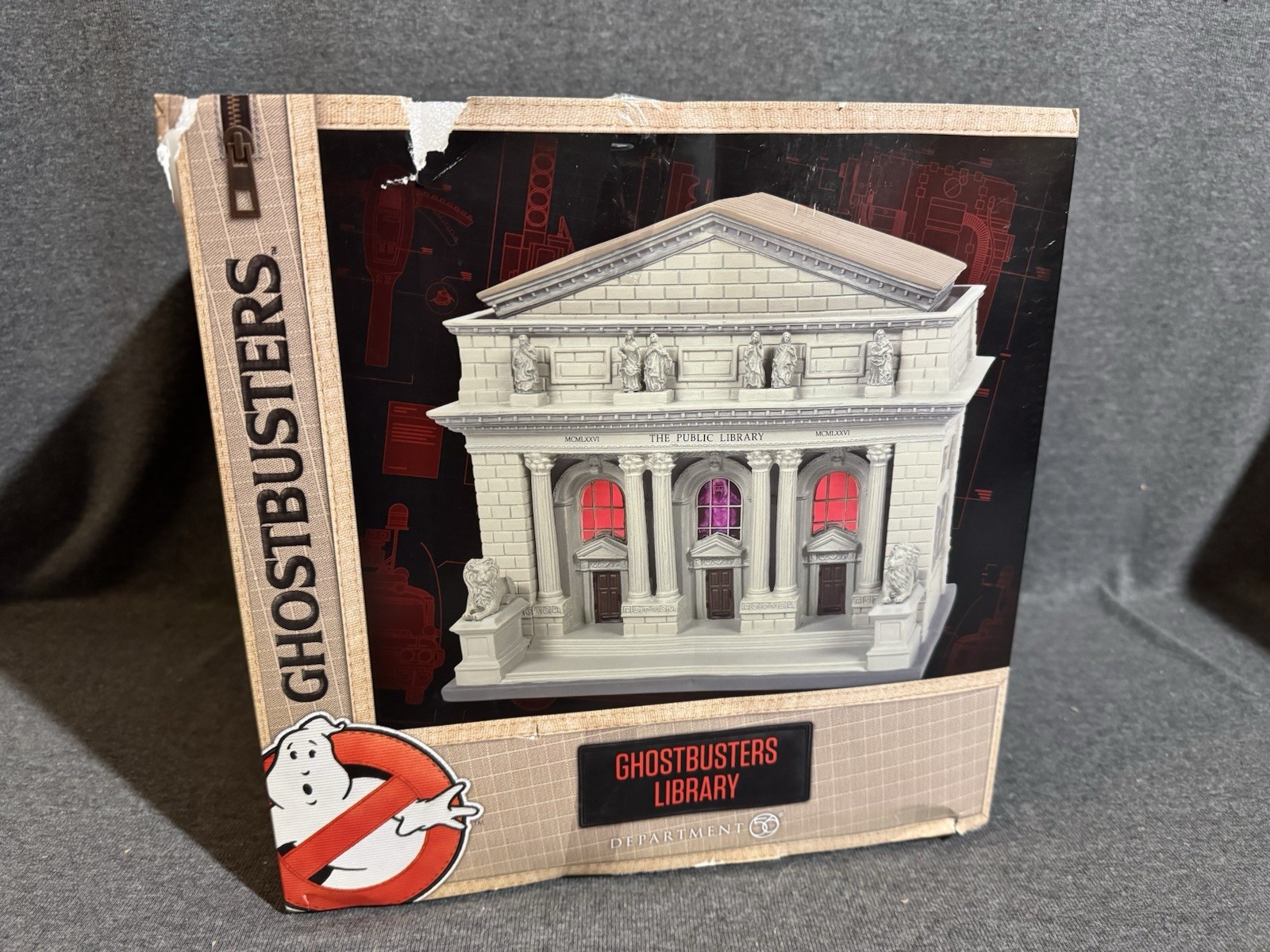 2023 Department 56 – Ghostbusters – New In Box – The Public Library