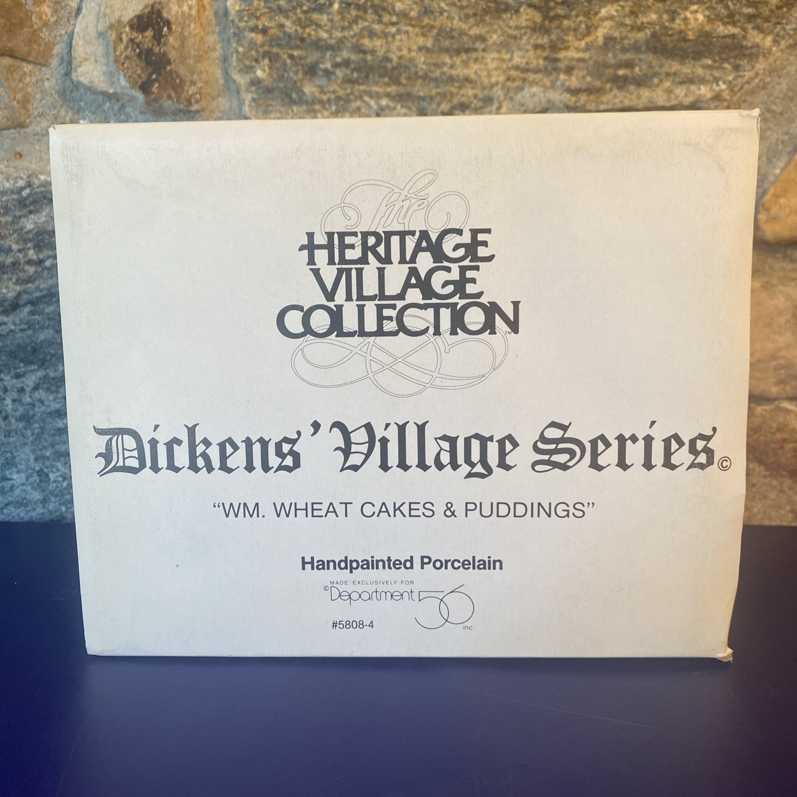 Dept 56 Dickens’ Village Heritage WM. WHEAT CAKES AND PUDDINGS 5808-4 Christmas
