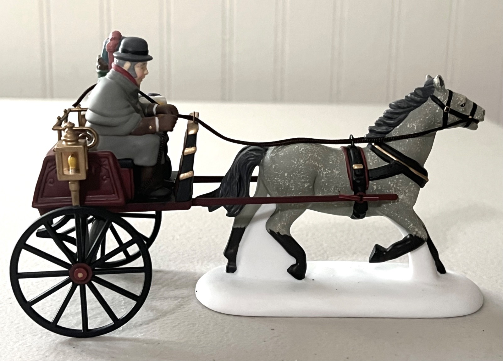 Dept 56 Heritage Village Collection “Red Christmas Sulky” Figure w/Box #58401