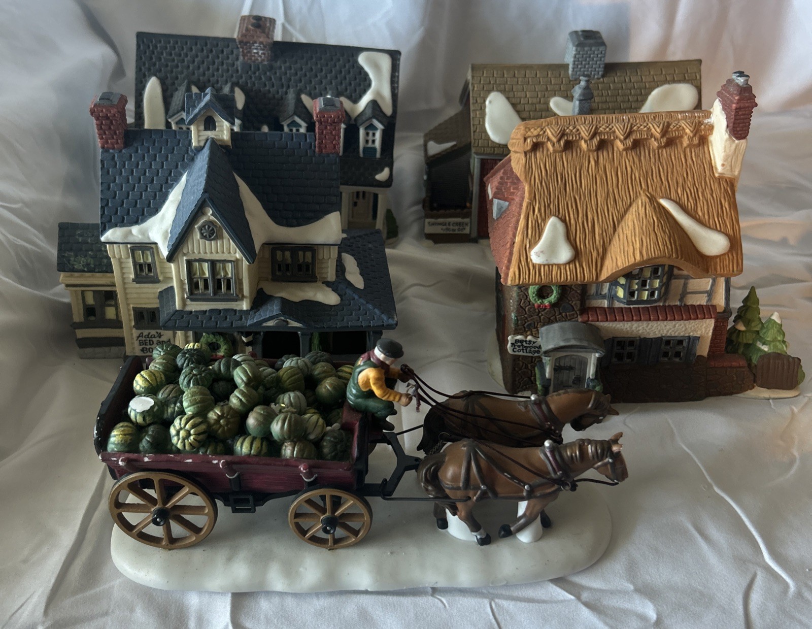 Dept 56 Village Lot With Villages And Accessories Read Description