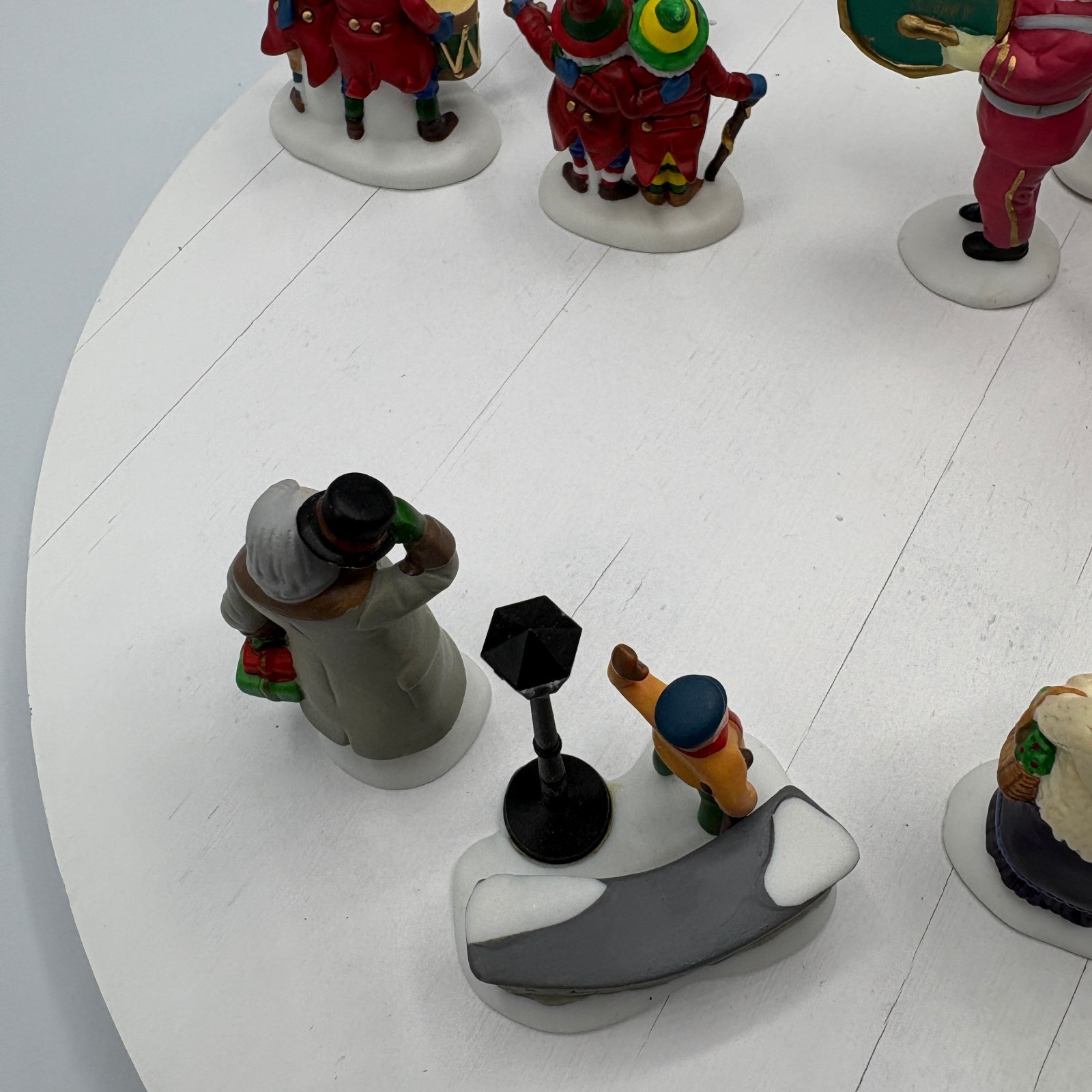 Christmas Heritage Village Salvation Army Band Carol Singing Figurines