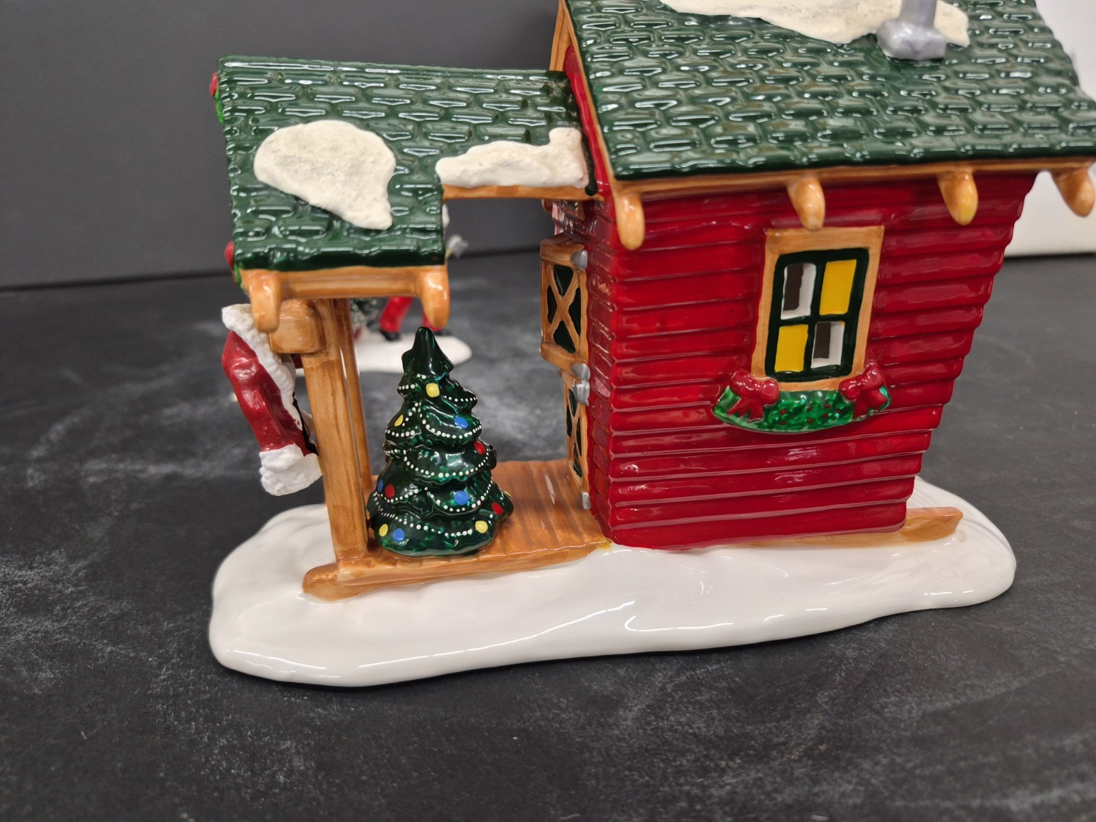 Dept 56 Snow Village Nick’s Tree Farm Set of 10 Lighted 1996 Nice! Tested Works