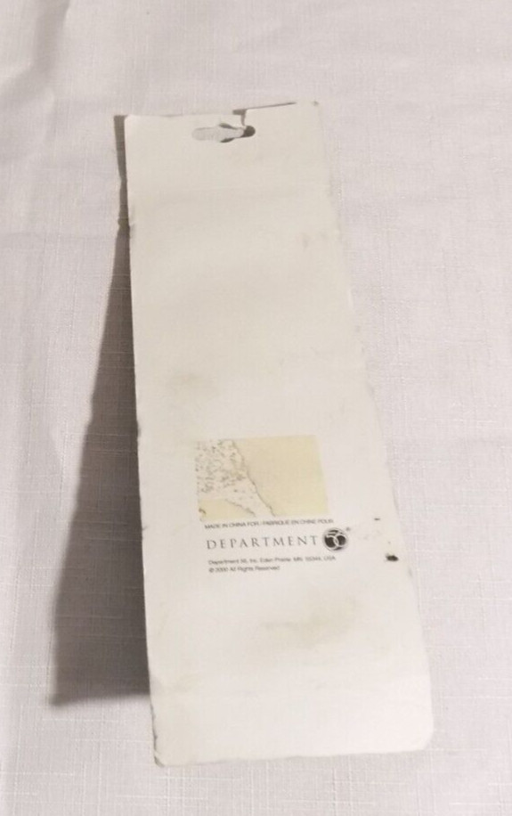 Dept 56 Original Snow Village Christmas Village Mercury Glass Ornament LN Sealed