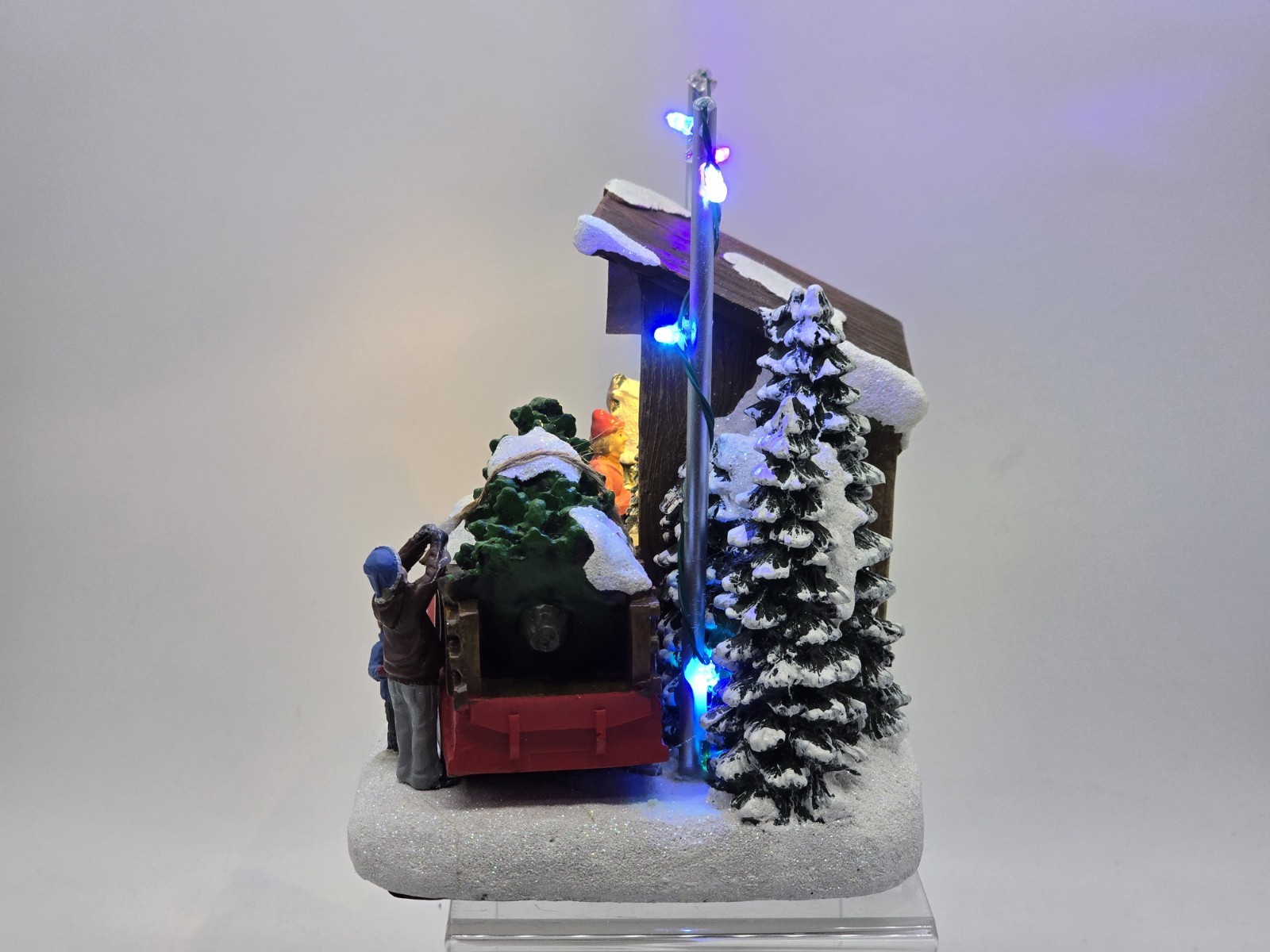 Carole Towne Collection Village Scene Mr. Stanley’s Tree Farm LED Lighted