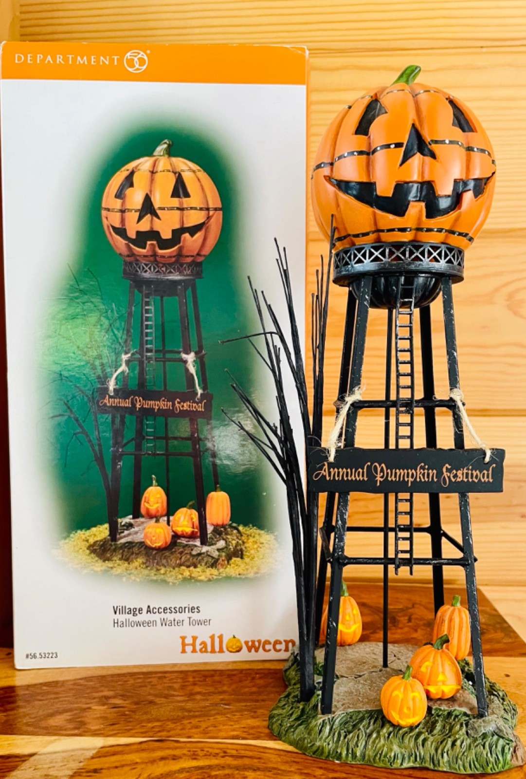 Department 56 Halloween Village Water Tower #56-53223