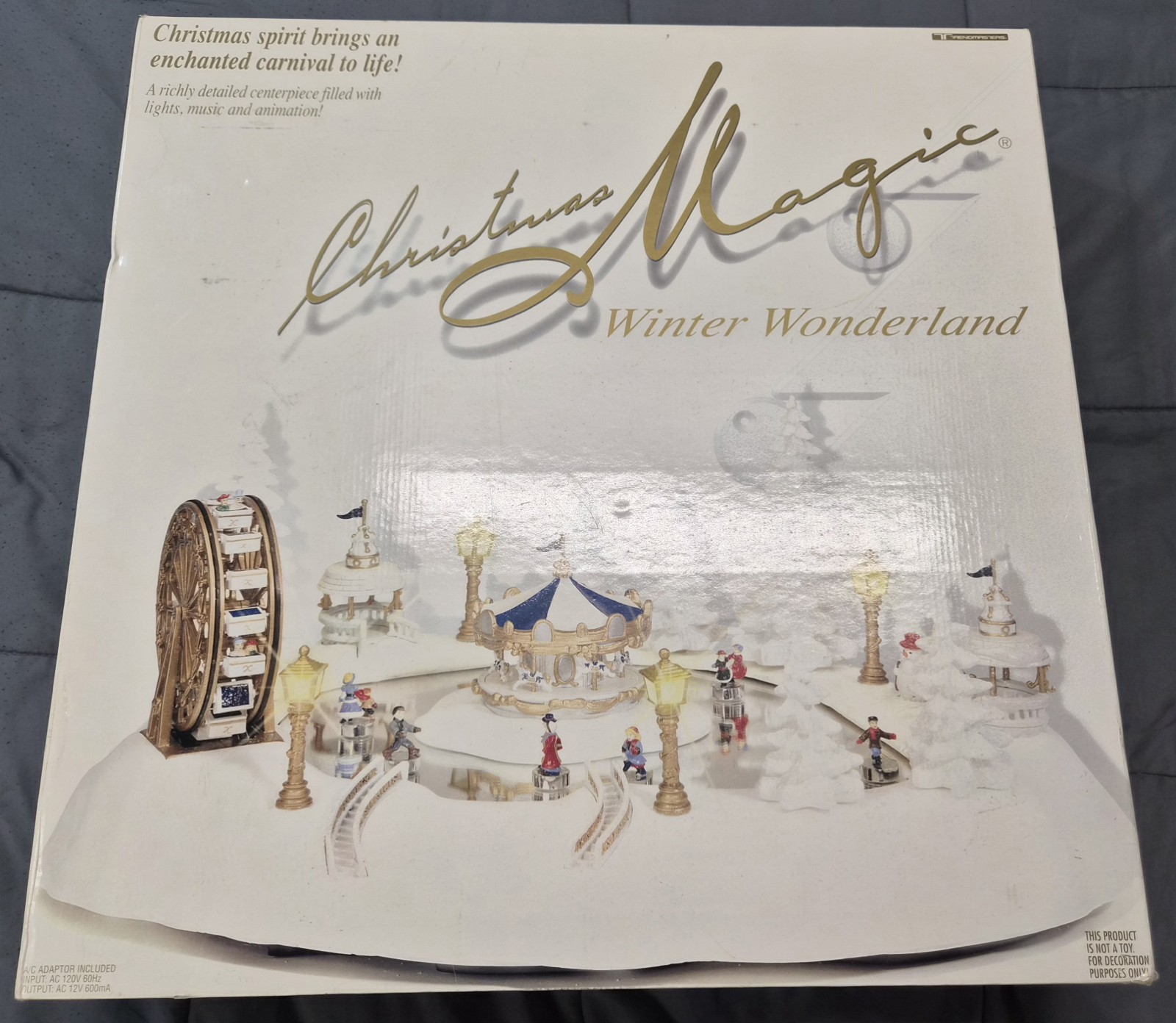 1997 Trendmasters Christmas Magic Winter Wonderland Replacement ICE SKATERS
