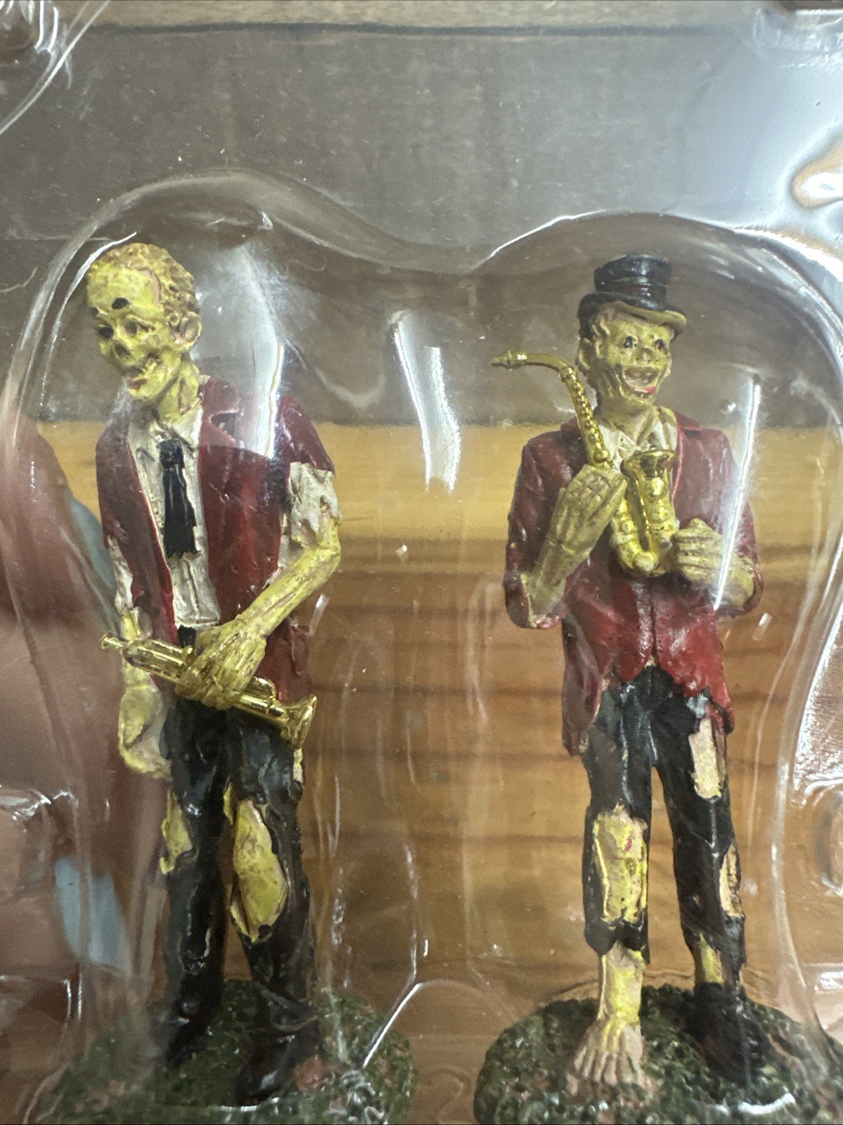 Lemax Spooky Town Zombies A Chilling Band Of Two, Set of 2 Spooky Town #02958