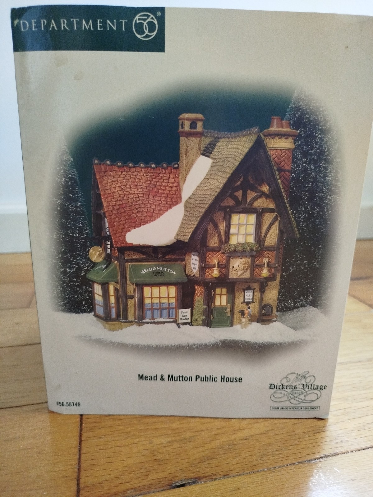 Department 56 Dickens’ Village “Mead & Mutton Public House” 56.58749 Ret 2008