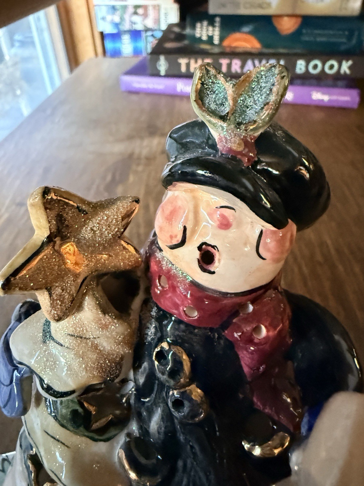 Blue Sky Clayworks Victorian Boy Caroler Tree Tealight Heather Goldminc