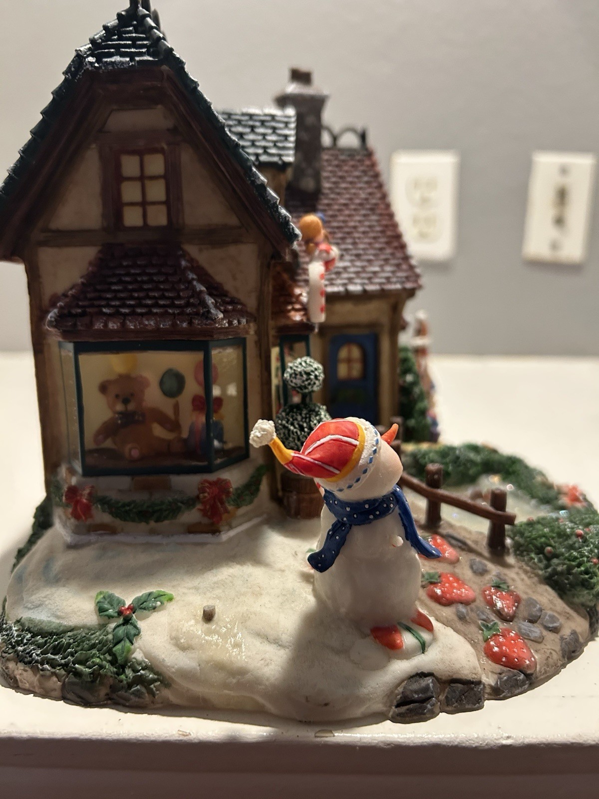 O’Well Christmas Village Limited Edition Toy Store Lighted Building