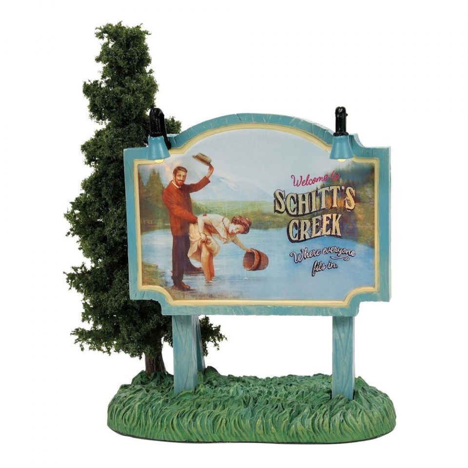 Dept 56 WHERE EVERYONE FITS IN SCHITT’S CREEK Hot Properties 6013685 NEW 2024