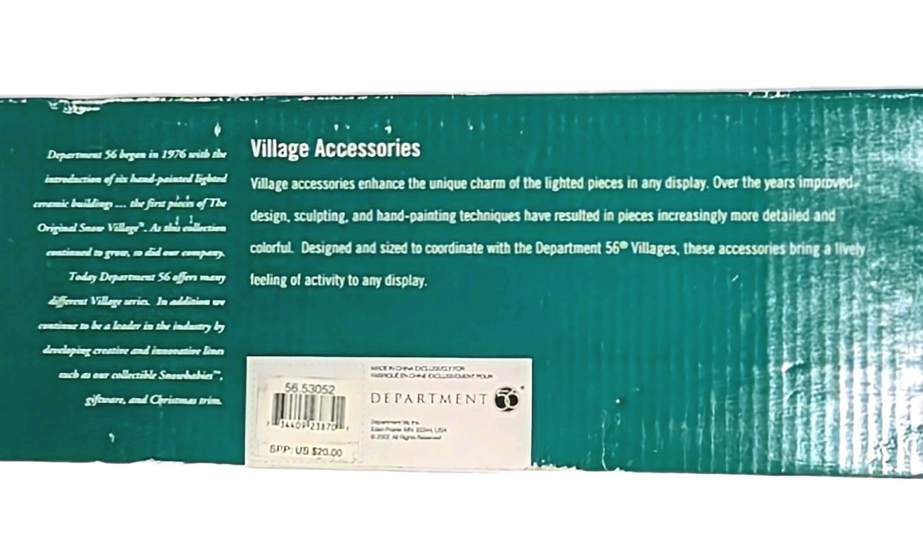Dept 56 Roll of Moss Village Accessories Vtg #56.53052 Christmas Landscape Boxed