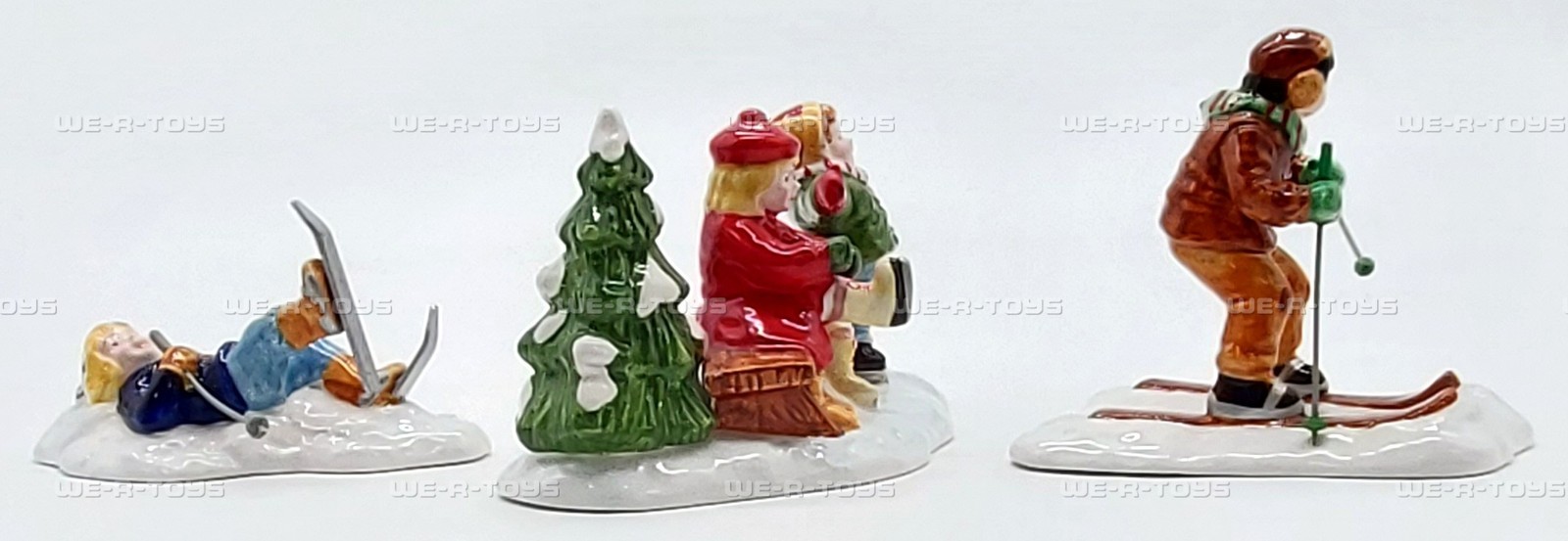 Department 56 Skaters & Skiers Set of 3 The Original Snow Village #54755 NEW