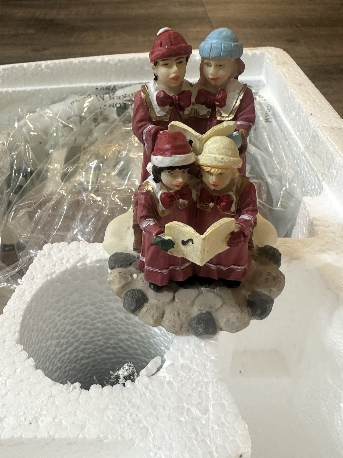 Snowflake Falls Lighted Church Set Porcelain Holiday Village Christmas