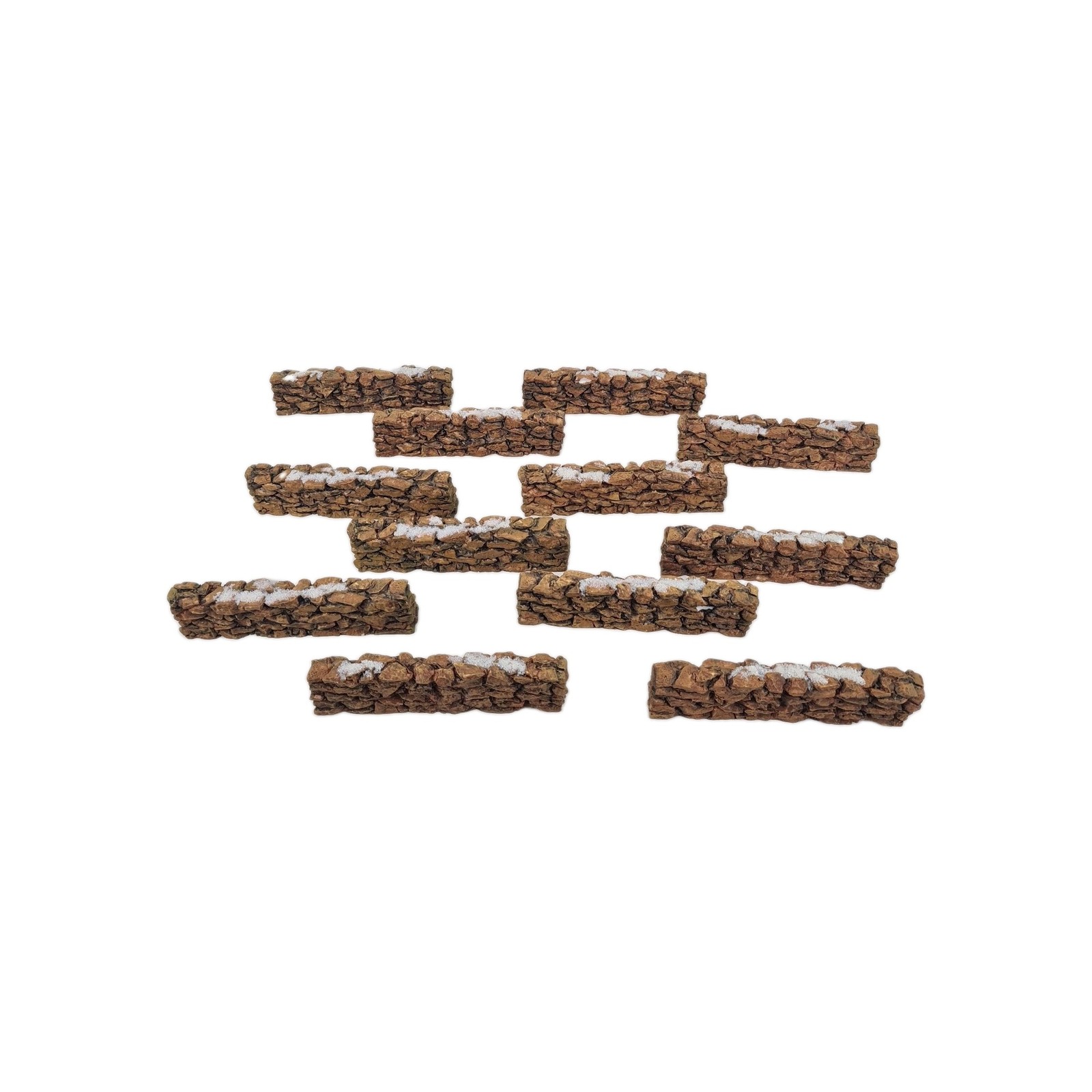 🚨 Department 56 “Stone Wall” Set Of 12 52629 Village Christmas Accessories