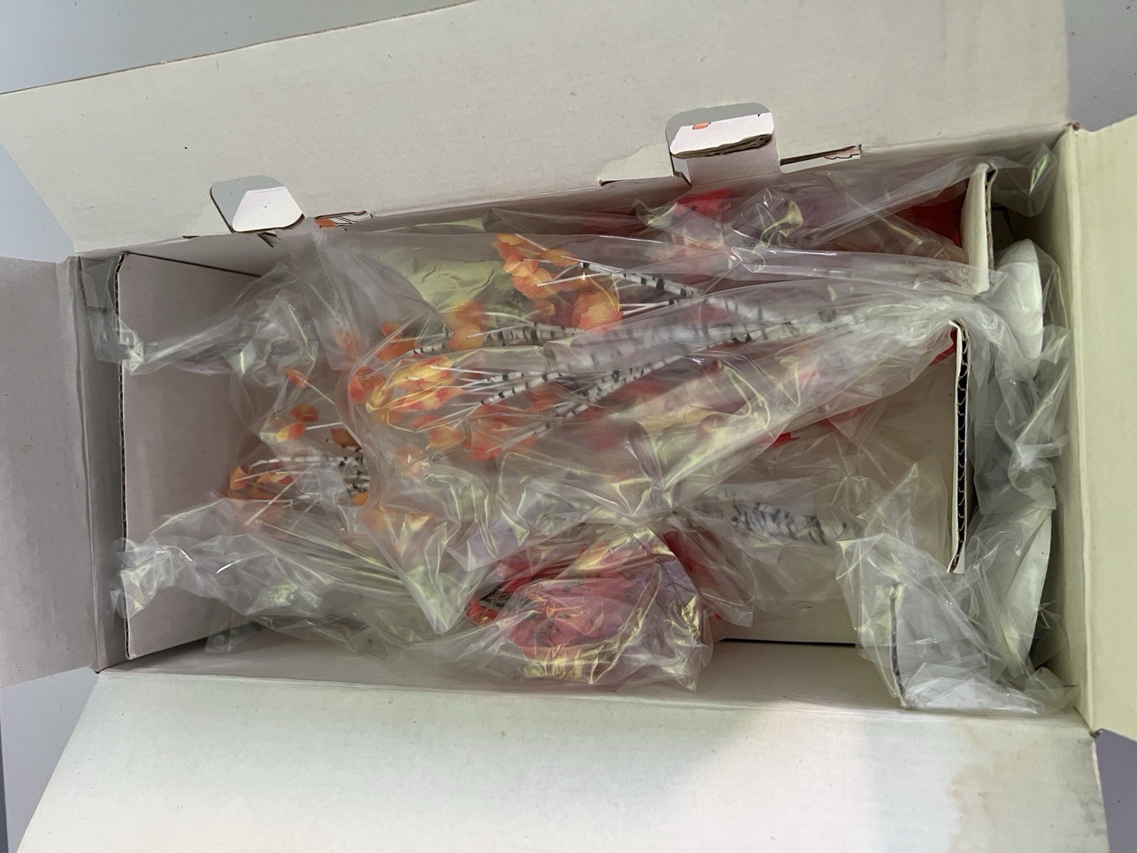 Dept 56 Village: Autumn Maple & Birch Trees #52655 (4 trees) for display scenes