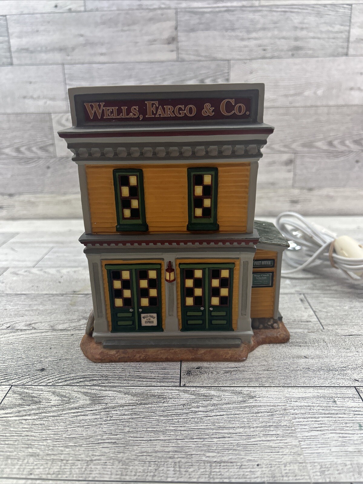Department Dept 56 Profiles 2002 Wells Fargo Historic Office Limited Edition