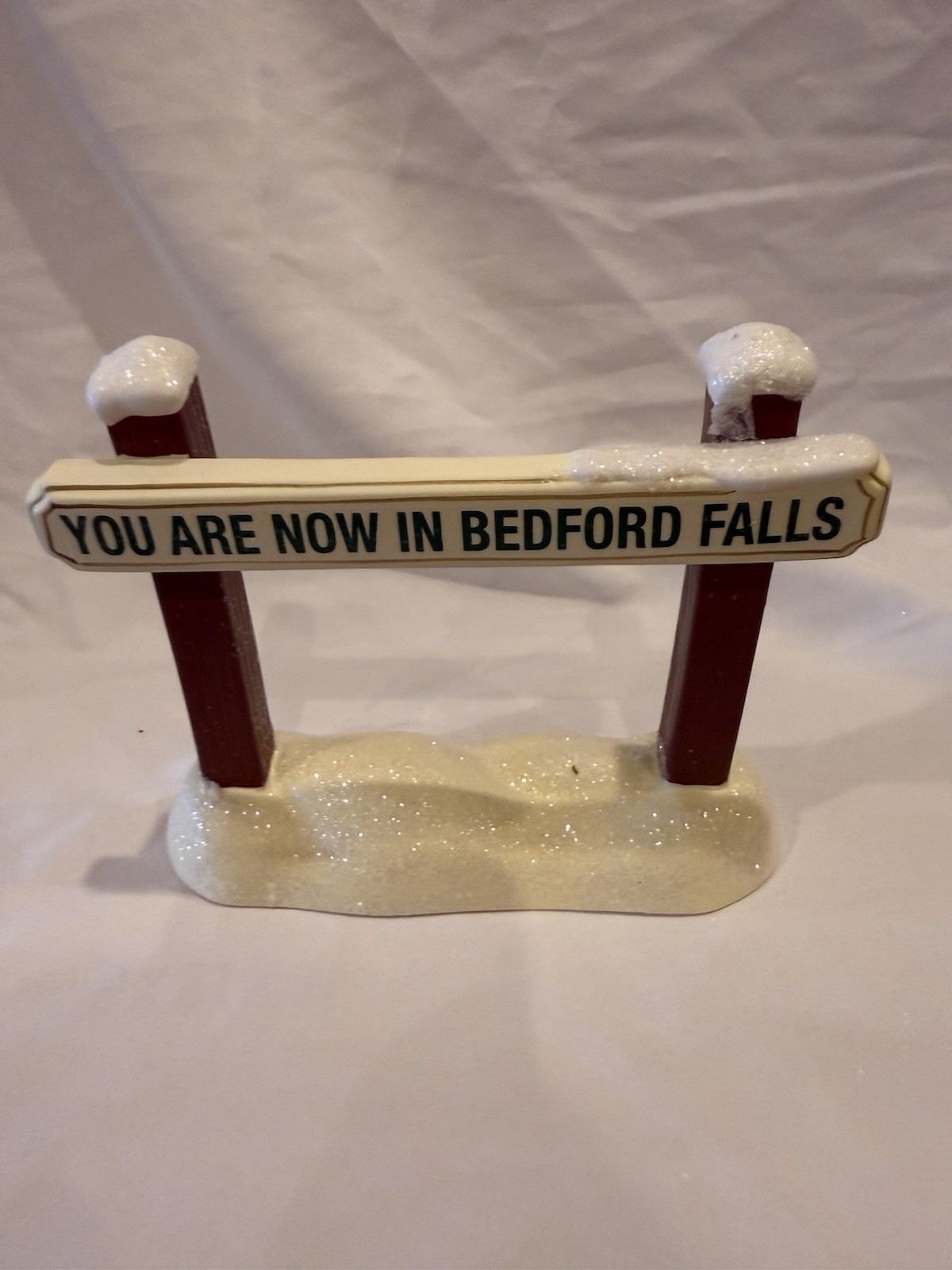 It’s a Wonderful Life Illuminated Village “Martini’s Bar” w/ Bedford Falls Sign