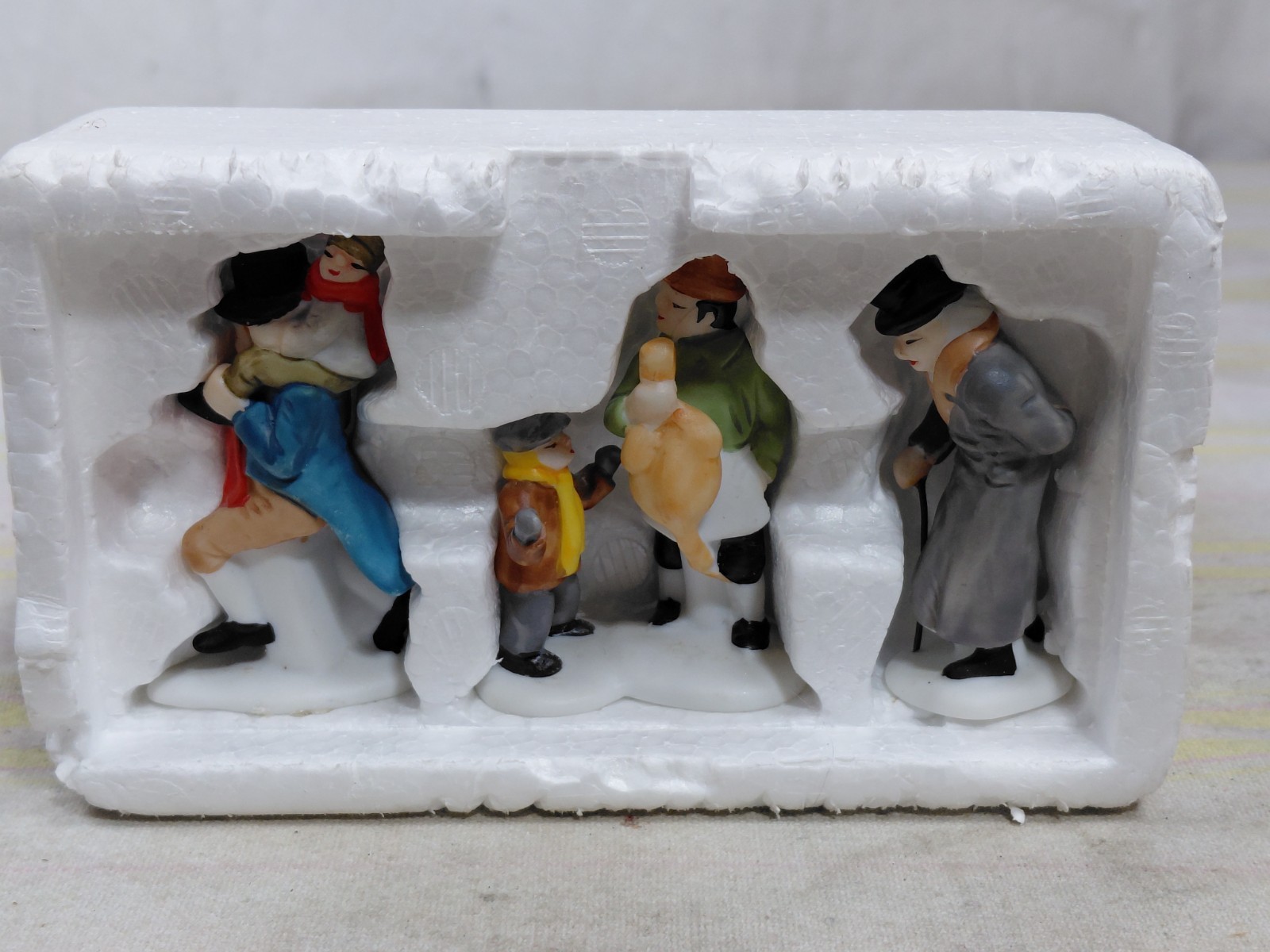 Dept 56 Dickens Village – A Christmas Carol Characters – Bob, Tiny Tim, Scrooge
