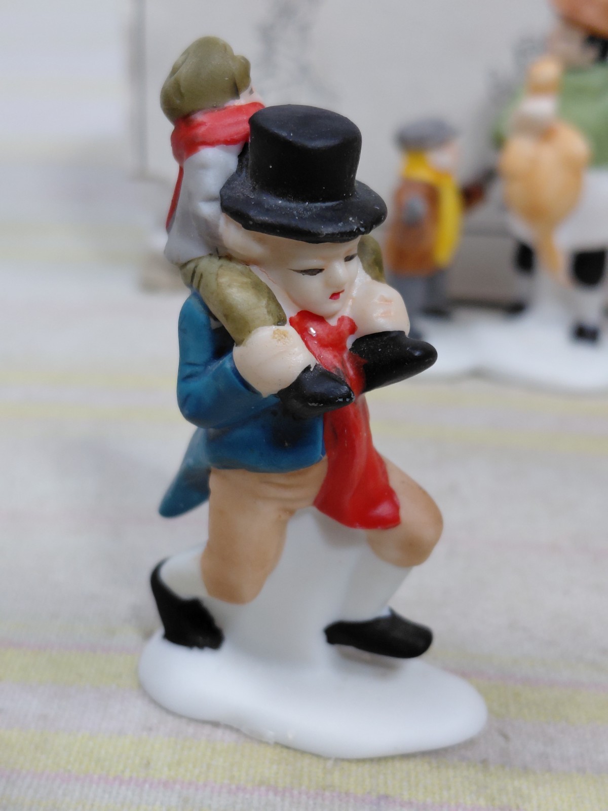 Dept 56 Dickens Village – A Christmas Carol Characters – Bob, Tiny Tim, Scrooge