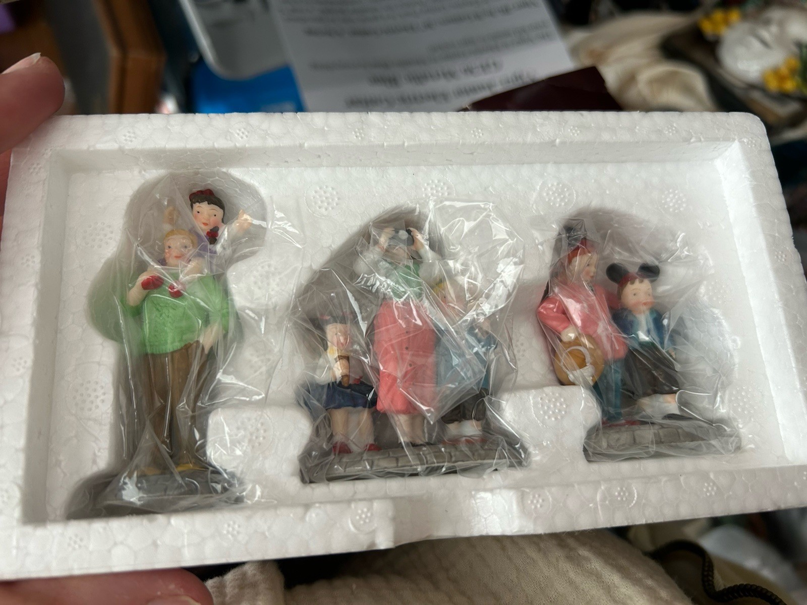 Department 56 Disney Parks Family Set Of 3 Disney Parks Village Series #53546