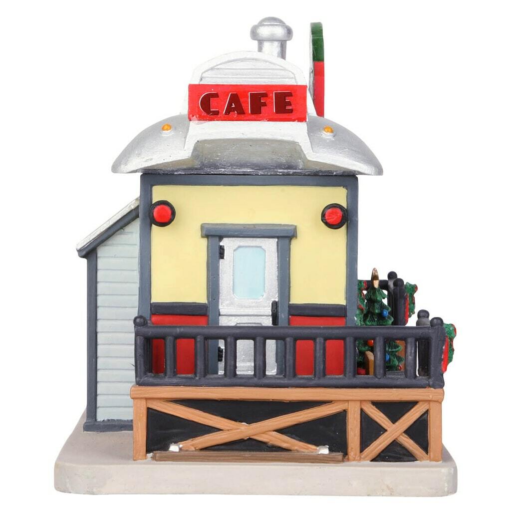 Lemax 2015 The Station Dining Car Caddington Village 55975 Line Limited Romantic