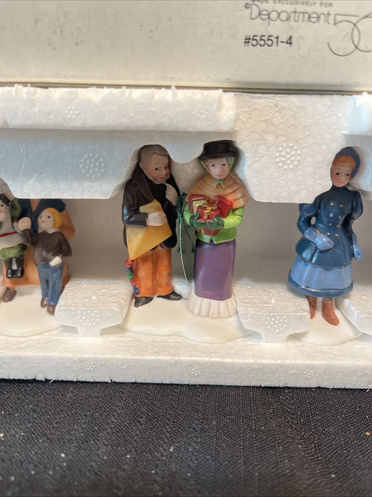 Department 56 “David Copperfield” 5 Piece Dickens Village Accessory 1989 #55514